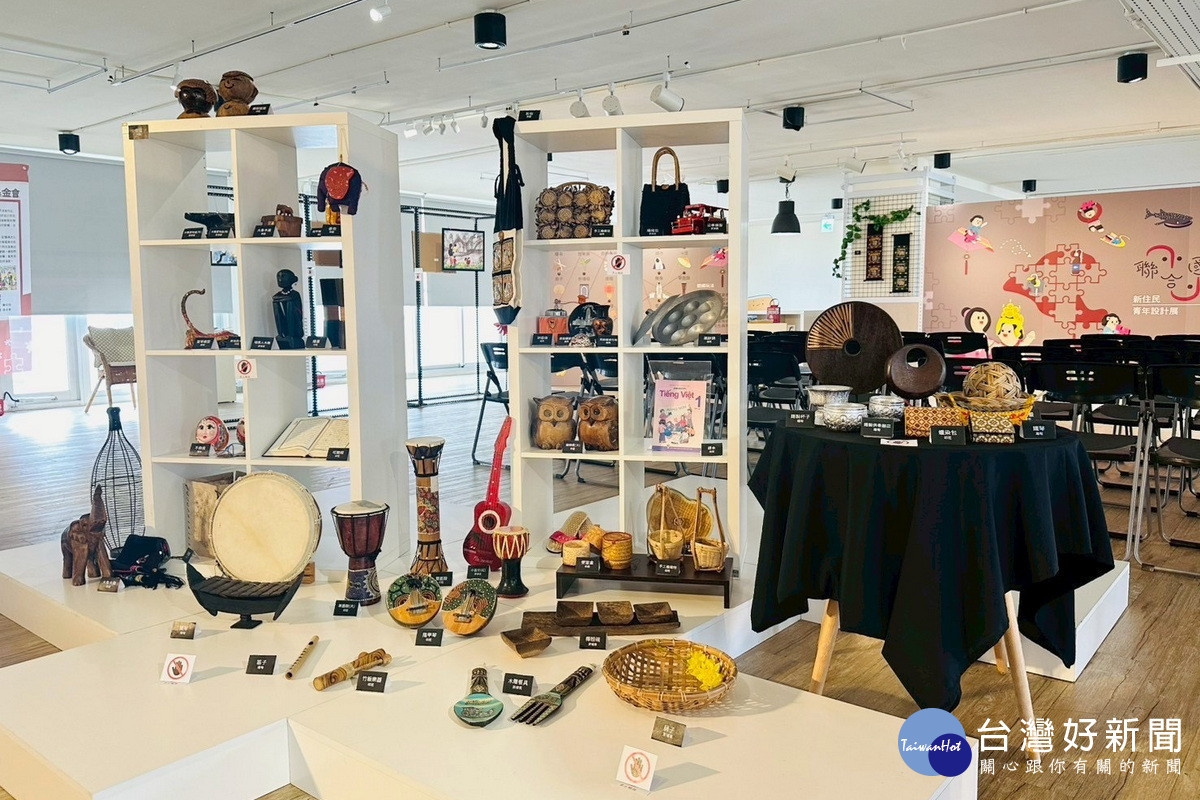 「小小聯合國–新住民青年設計展」展場。