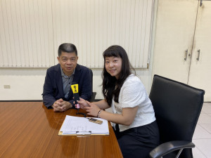 嘉義市警局局長陳明志接受警廣專訪，提醒嘉義市詐騙案件以投資型詐騙居多，且受害族群主要為50到59歲、60歲以上家庭主婦及退休人士居多／警方提供