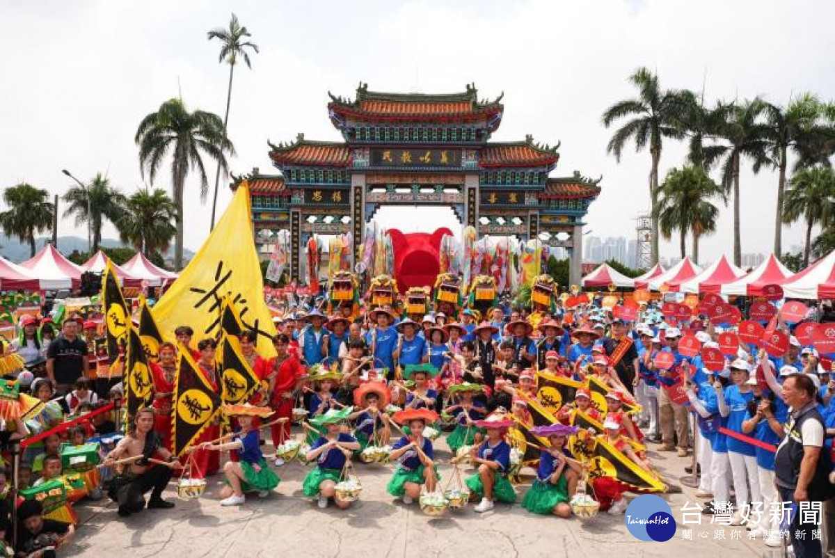 義民祭開幕式表演團隊。