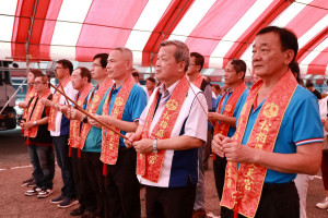 王副縣長（右二）陳主委等主祭。（縣府提供）