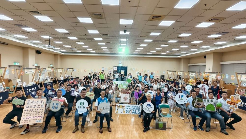 苗栗縣府帶領12家豐味苗栗夥伴9日到竹科推廣，現場有41家企業及70個企業代表熱烈參與。（圖/苗栗縣政府）