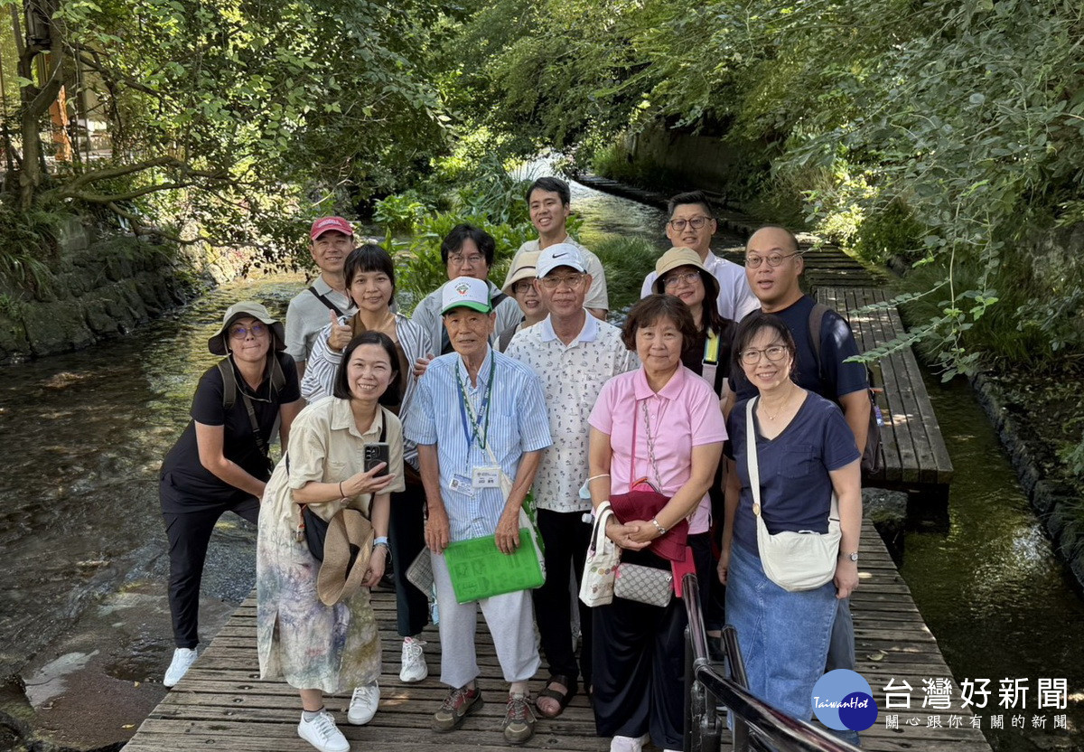 暨大水沙連學院師生赴日交流，當地媒體也予報導。（暨南大學提供）