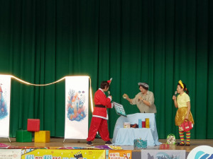 「稅聲稅影歡樂show」校園巡迴活動，15日於陽光國小熱鬧登場。