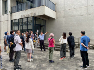 ESG實務課程「節能建築實地訪視」實況。