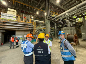 環保局長親率隊現勘中火燃氣機組 要求台電全面停機嚴格檢查
