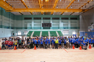 陳光復出席身障趣味活動　與130位天使同樂、推廣運動平權
