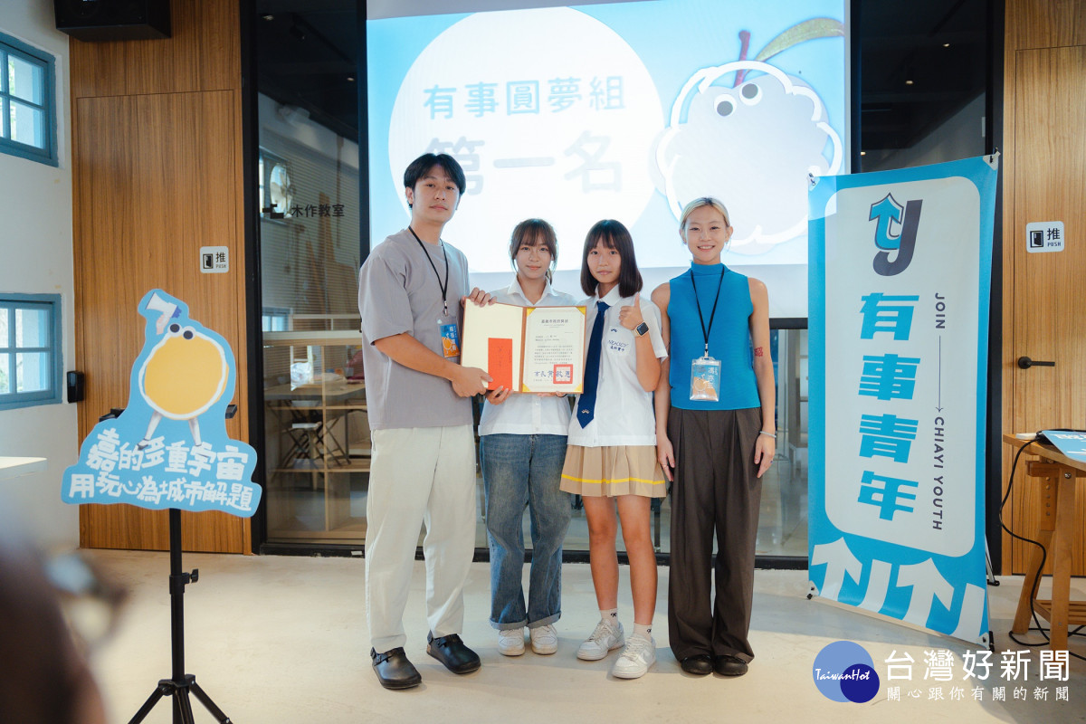 嘉義市政府自2020年起推動「有事青年行動競賽」，已成功扶植117組團隊完成行動／嘉市府推薦