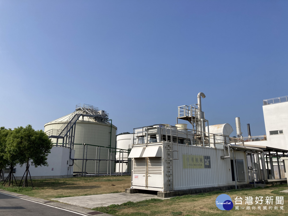 外埔綠能生態園區 廚餘厭氧發酵產氣發電系統