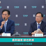台灣民眾黨立法院黨團總召黃國昌（左）與副總召張啓楷（右）。（圖／翻攝自民眾之聲YouTube直播）