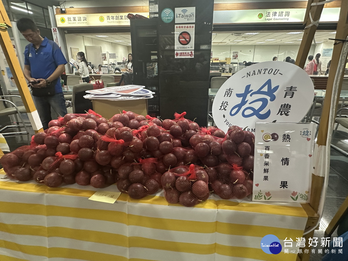 百香果是埔里大宗農產之一香氣獨特。（記者扶小萍攝）