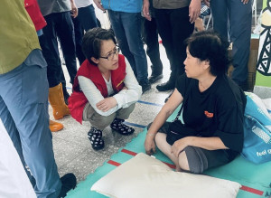 副總統蕭美琴（左）。（圖／翻攝自Facebook帳號蕭美琴 Bi-khim Hsiao）