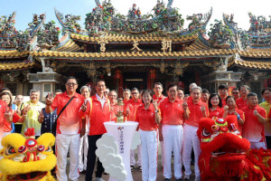 雲林縣政府今天在北港朝天宮舉行114年全國運動會聖火取母火儀式／翻攝照片