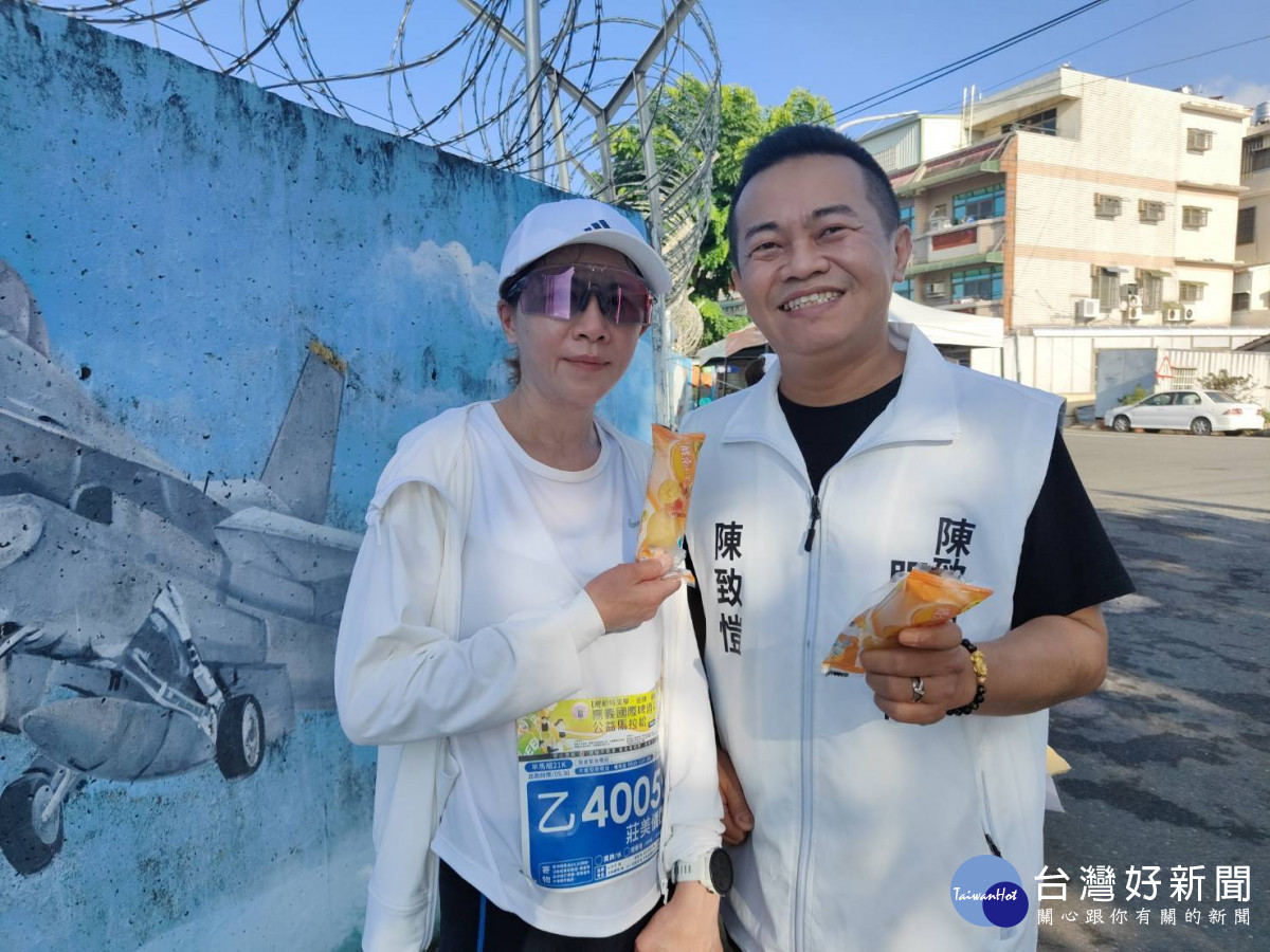 大嘉義馬拉松協會公關長陳致愷歡迎更多民眾來嘉，感受嘉義市「小而美」的城市生活／林詩涵攝影