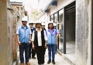 2025台灣設計展在彰化倒數11天　，「人人百貨」亮點搶先曝光，縣長王惠美前往視察進度並為展覽祈福。圖／記者鄧富珍翻攝