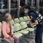 臺西警助老婦平安返家／警方提供