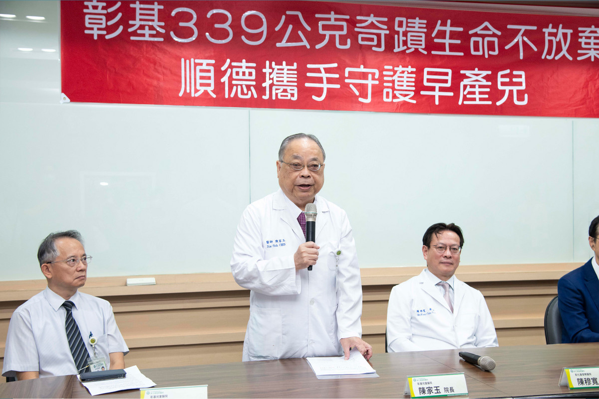 陳家玉院長表示，順德捐贈的設備將確保高危險新生兒轉送過程中保溫與呼吸支持，大幅降低缺氧與後遺症風險。圖／記者鄧富珍翻攝