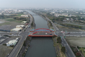 員林大排空拍照。圖／彰化縣政府提供
