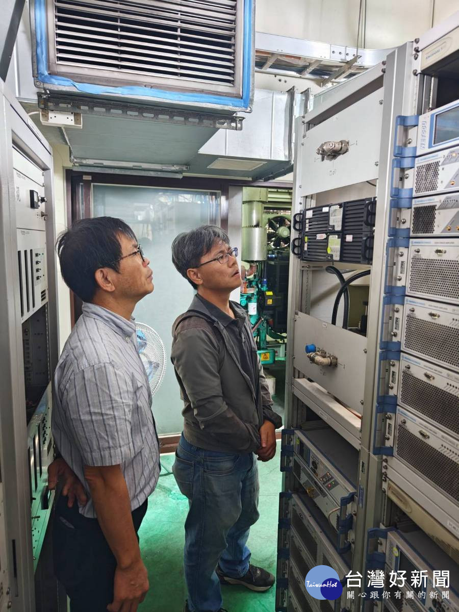 集集大山電視轉播站設備。（縣府提供）