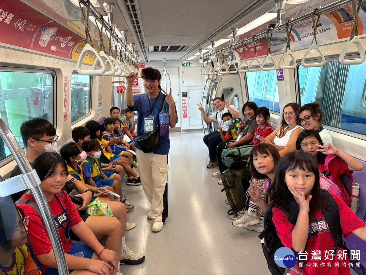 桃園捷運公司攜舉辦「原鄉孩童桃園捷運輕旅行」。