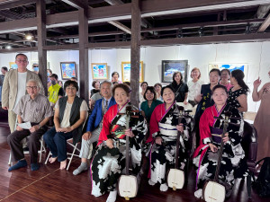 台日國際交流三味線演奏者與全體。