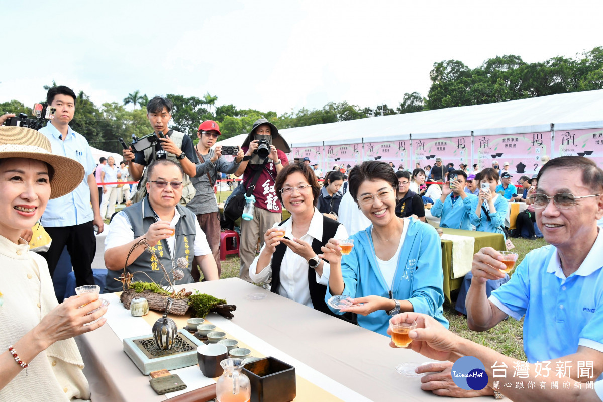 王惠美挺南投茶博，邀全民暢遊彰化「設計之行」。圖／彰化縣政府提供
