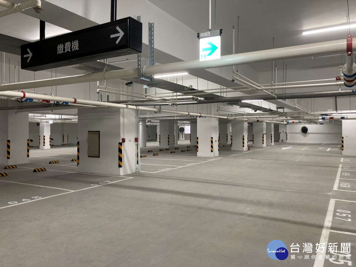 地下1至2樓打造共享停車場，不僅便利民眾洽公，也能有效紓解周邊停車壓力_