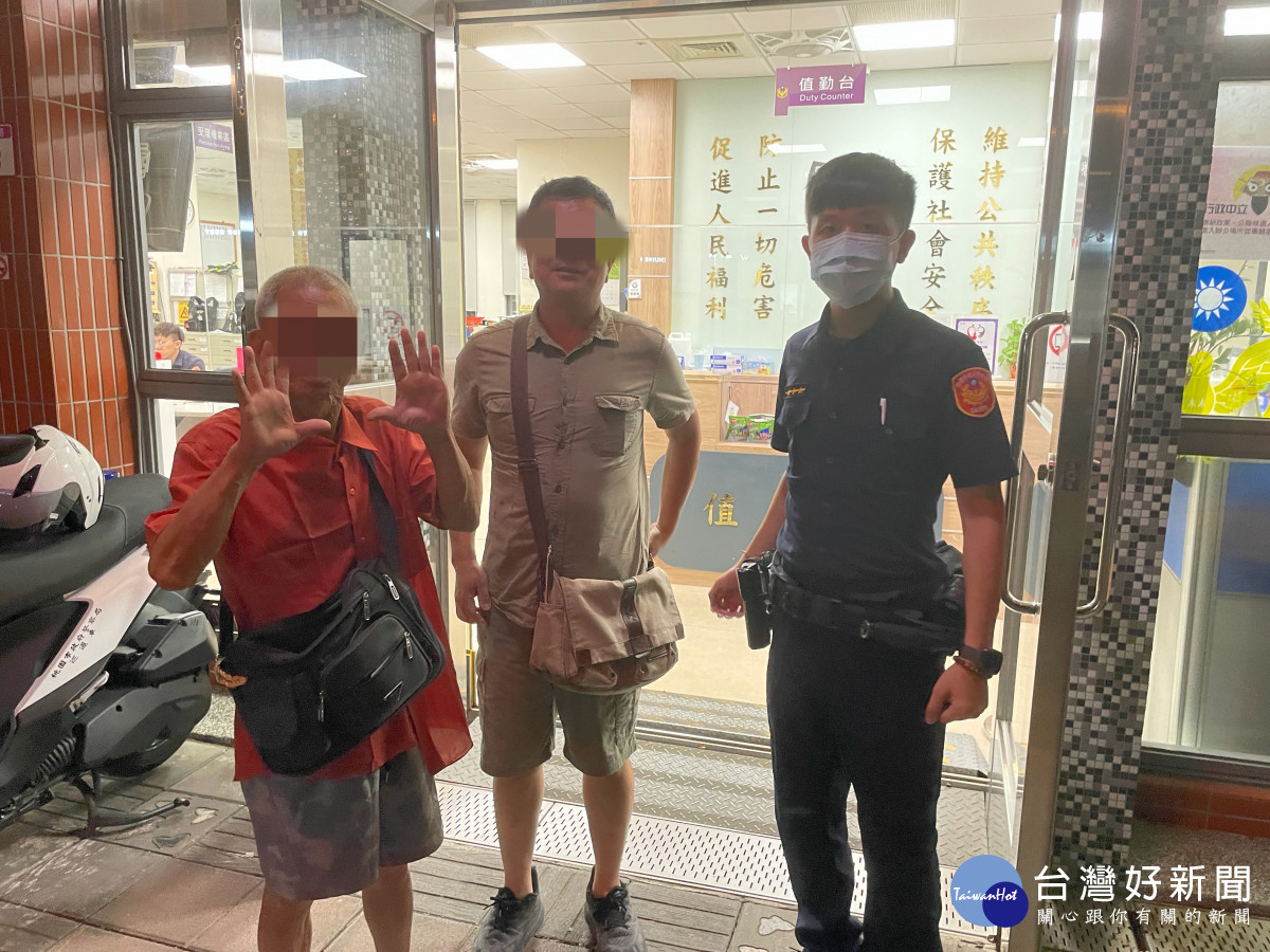 7旬長者迷途， 中壢警方熱心協助。