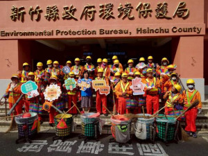 清潔隊員高溫調適包宣導。