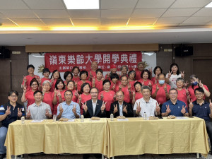 嶺東科大樂齡大學開學典禮。（圖/嶺東科技大學）