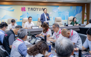 張市長向不幸亡故的桃園「挖土機超人」林鴻森，表達深切哀悼與崇高敬意。