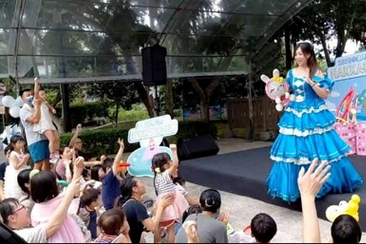客家事務局邀請氣球天使家家帶來精采表演。<br />
