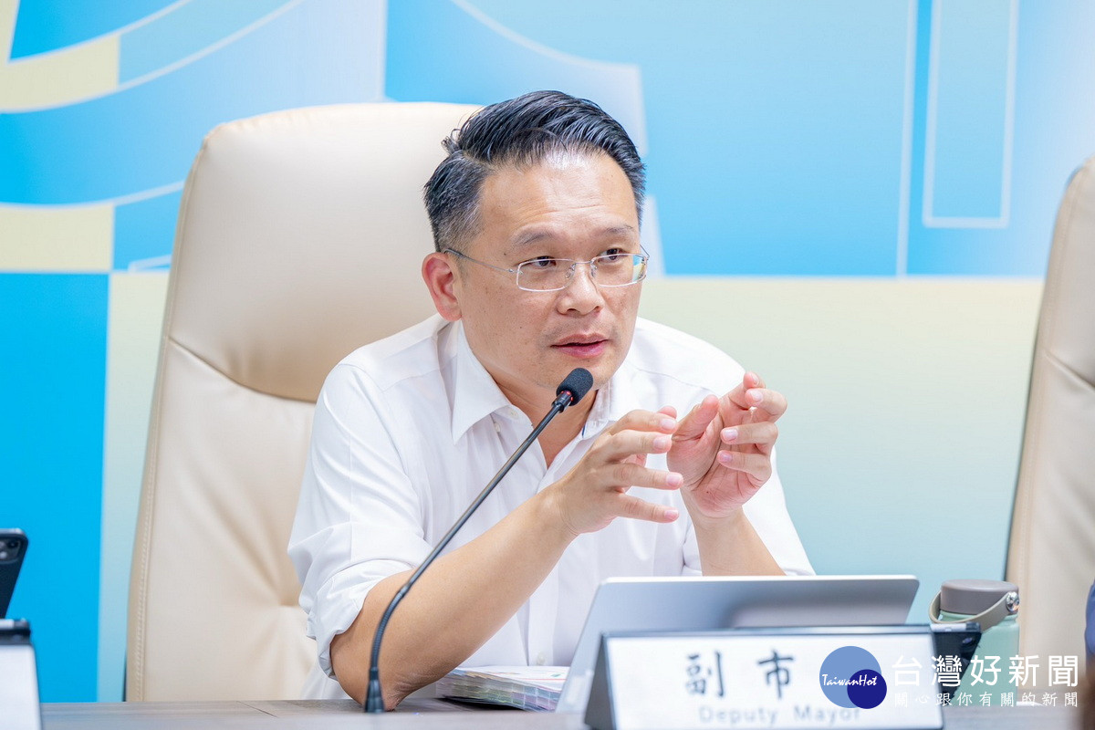 桃園市副市長蘇俊賓。<br />
