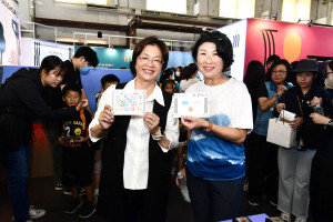 台東縣長饒慶鈴參訪2025台灣設計展，看見彰化無限可能。圖／記者鄧富珍翻攝
