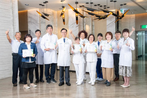 彰基醫學中心跨團隊成員參加2025台灣創新技術博覽會，展現研發成果，期盼與產學界合作，共創優質醫療服務。圖／基醫院提供