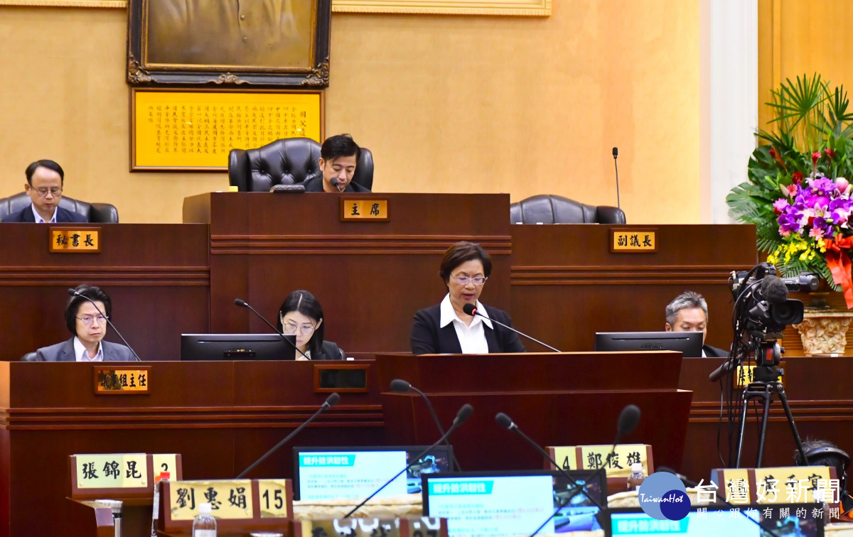 彰化縣長王惠美施政報告，設計展引領城市再造、建設與社福並進。圖／彰化縣政府提供