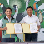 李分署長(左)與游董事長簽署合作意向書。(記者扶小萍攝)