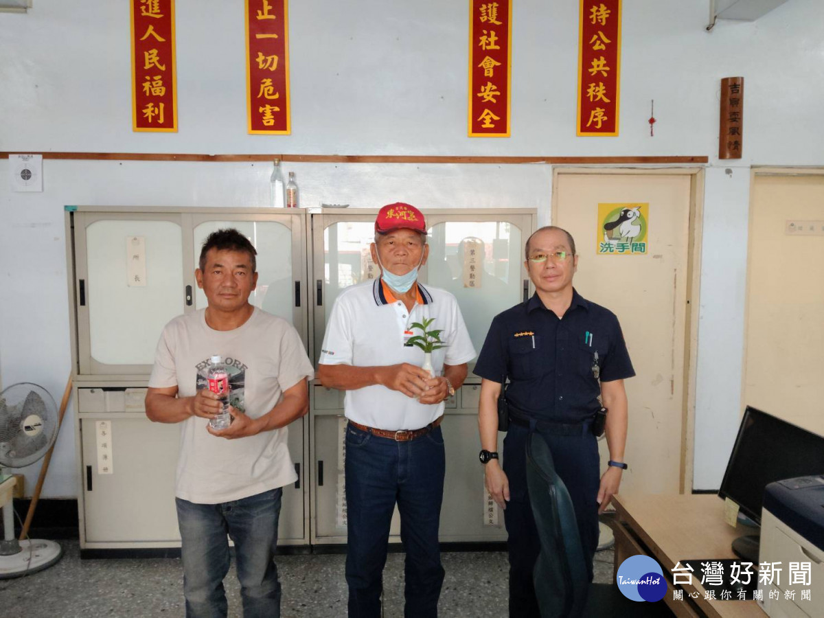 白河分局東河派出所今天在東山區吉貝耍公廨舉行「阿立祖回娘家」儀式/警方提供
