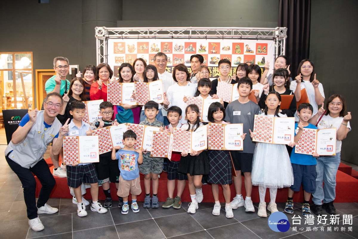 嘉義市府今天舉行「2025全國交趾陶工藝獎」頒獎典禮/嘉義市府提供