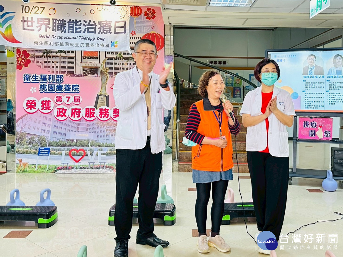 體態良好的76歲志工分享體驗心得(桃療提供)