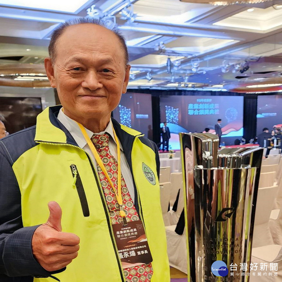 泓橋環保科技公司董事長張永煬。<br />