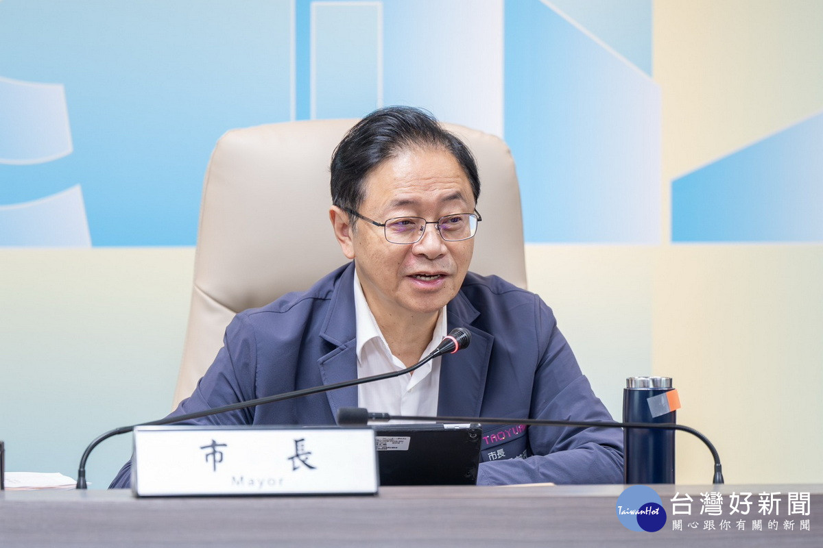 桃園市長張善政。<br />