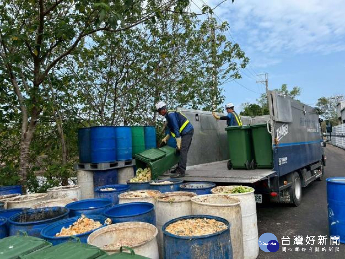 列管事業以外廚餘由清潔隊清運集中後，統一送至環保局廚餘處理廠。