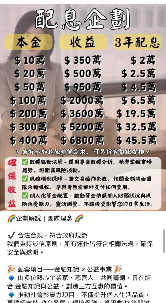 嘉義市東、西區區公所臉書粉絲專頁遭不法分子冒名成立假帳號,以「免費健走、太極拳、瑜伽」等課程先誘騙民眾,最後將被害人導向「虛擬貨幣假投資」詐騙/警方提供