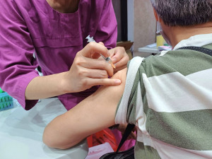 接種流感疫苗。（圖／宜蘭縣府衛生局）