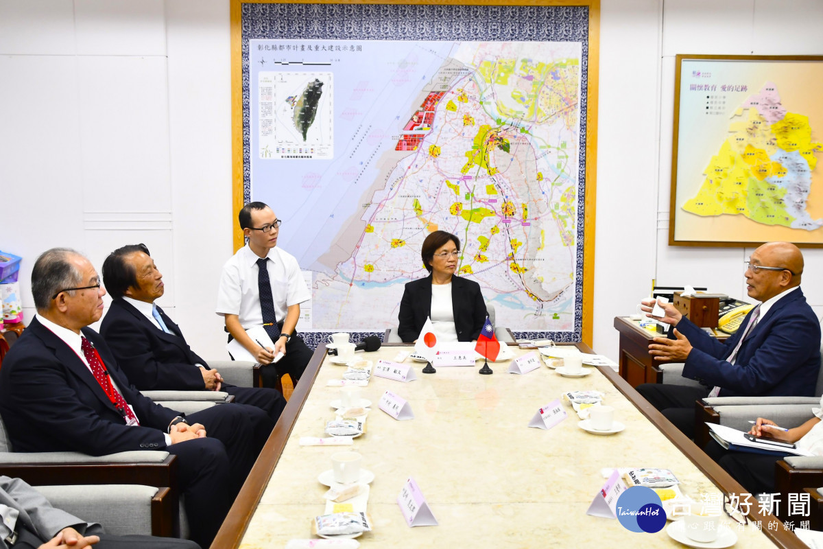 長野縣教育訪問團拜會彰化縣府，攜手推動國際教育新契機。圖／彰化縣政府提供