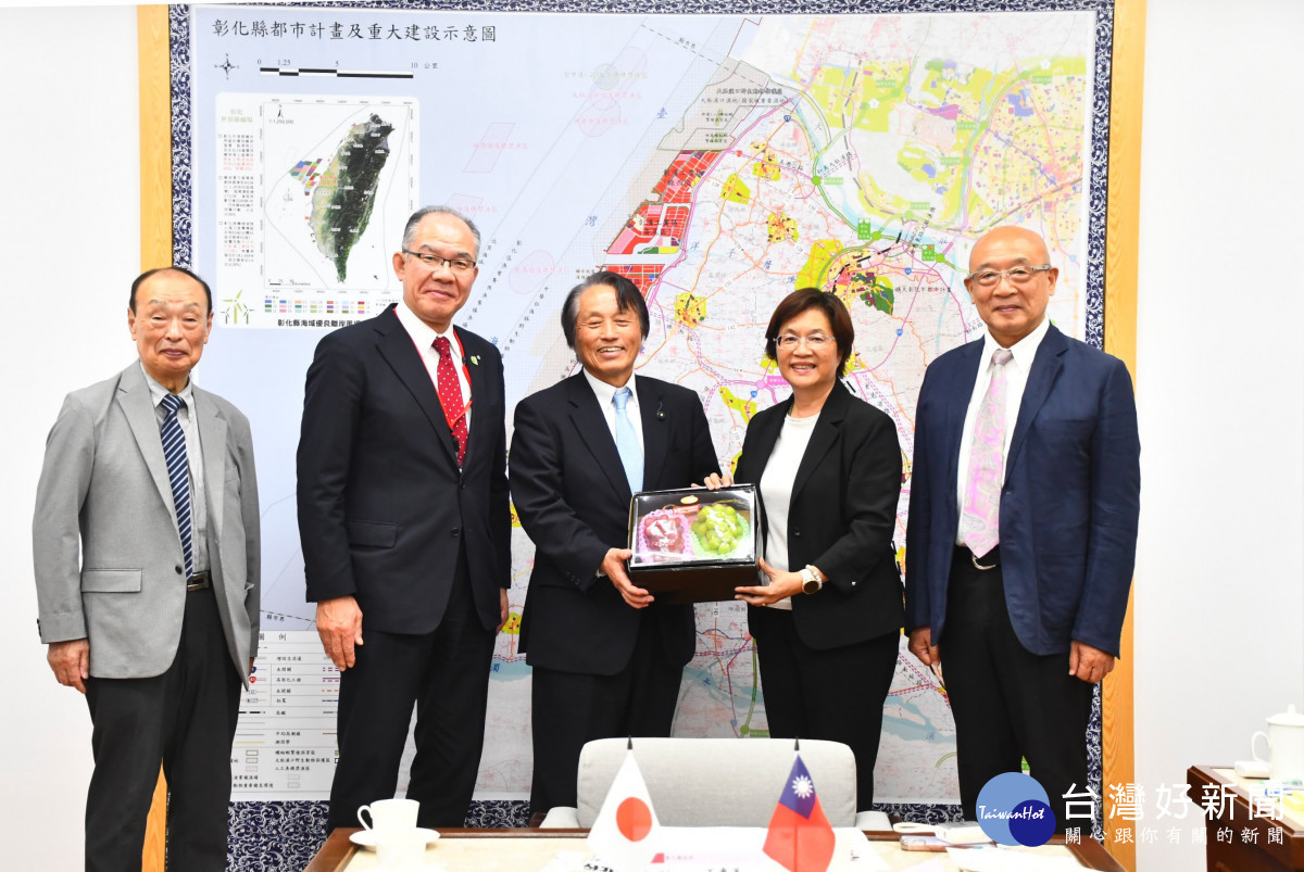 長野縣教育訪問團拜會彰化縣府，攜手推動國際教育新契機。圖／彰化縣政府提供