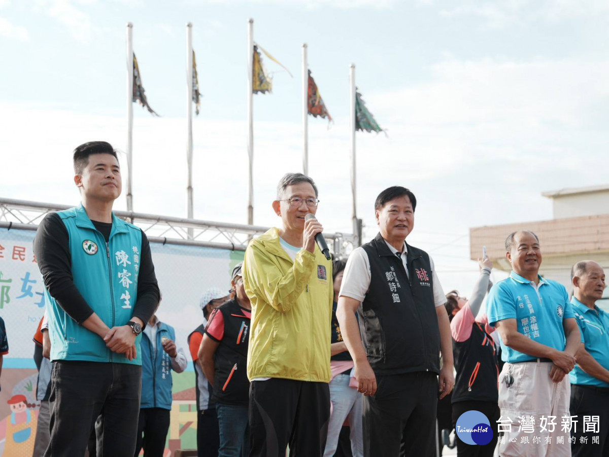 王明鉅副市長致詞。