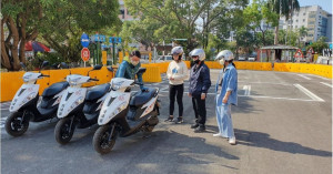 嘉義市今(114)年度補助900個名額已全數用罄，市府特別加碼再提供410個全額補助名額，讓更多市民免費參加機車駕訓課程／嘉義市府提供