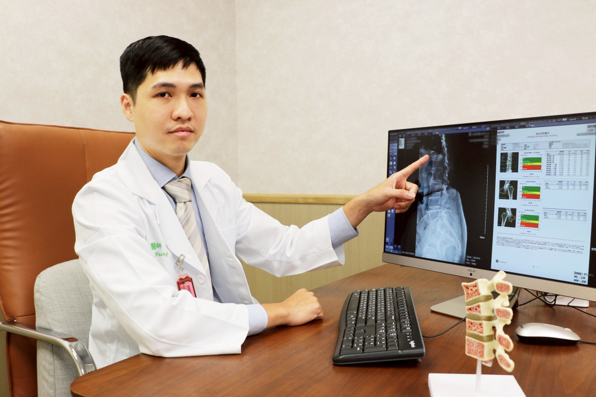 黃淳邦醫師提醒骨質疏鬆症是可逆轉的疾病,提早檢查守護行動力