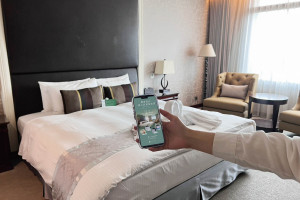 台中港酒店推出「普發入住總統套房」活動，一萬入住原價68,000元尊榮套房，再送5,000元「灣兔購」購物金。